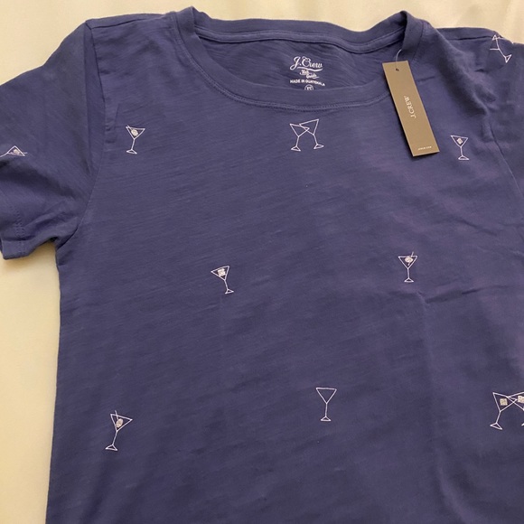 J. Crew Martini Glass Vintage Collector t-Shirt - Picture 8 of 11
